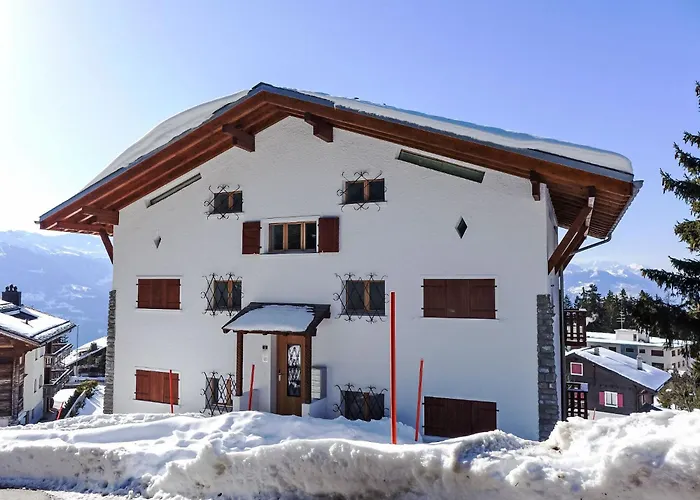 Les Aiguilles Vertes Rez Superieur By Interhome 아파트 크란스몬타나